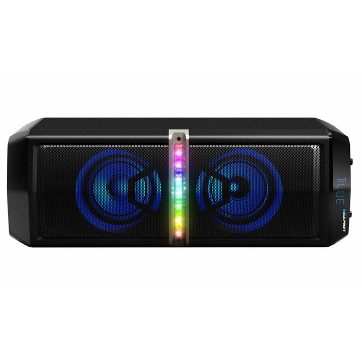 Haut-parleur de soirée Haut-parleur Bluetooth sans fil 2 x 30W RMS Télécommande Fonction karaoké Éclairage de discothèque