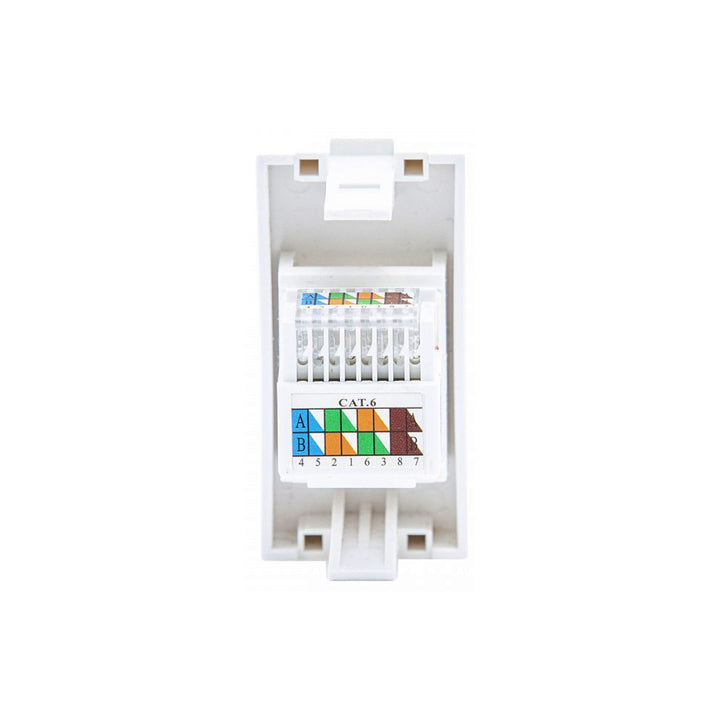Module de fente LAN Maclean, simple, blanc, MCE725W