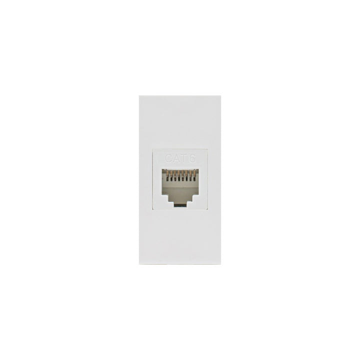Module de fente LAN Maclean, simple, blanc, MCE725W