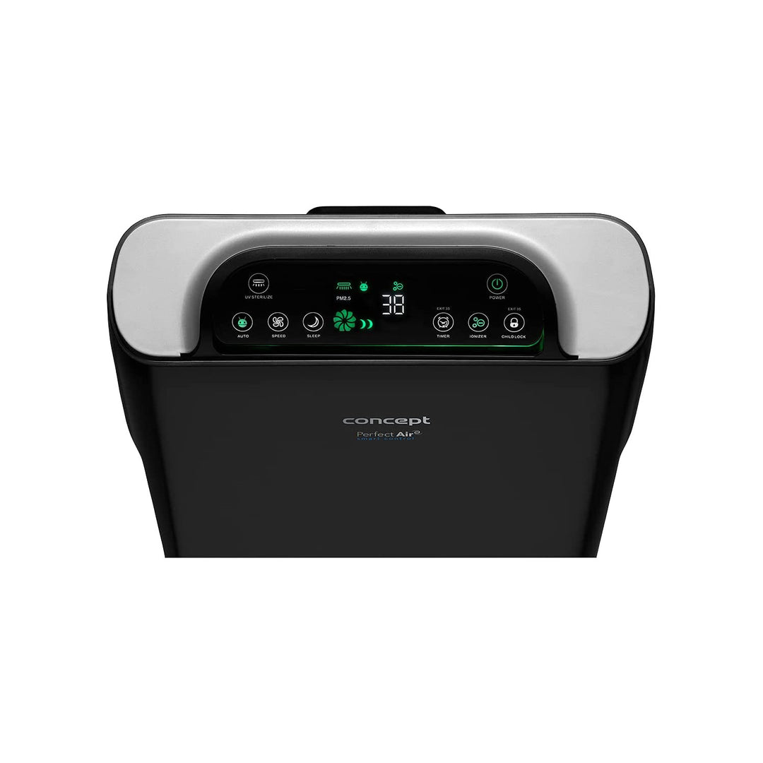 Purificateur d'air Concept Smart Perfect CA2000 320m3/h Filtration à 7 niveaux HEPA-13 app mobile