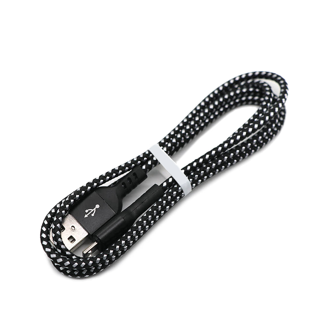 Câble micro USB Maclean, Support Fast Charge 2.4A, Transfert de données, 5V/2.4A, Noir, Longueur 2m, MCE483