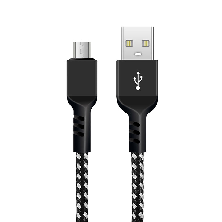 Câble micro USB Maclean, Support Fast Charge 2.4A, Transfert de données, 5V/2.4A, Noir, Longueur 2m, MCE483