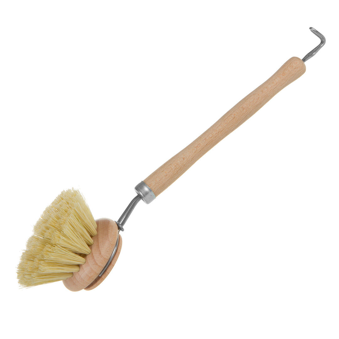 STARMANN Brosse à vaisselle en bois avec tampico agave