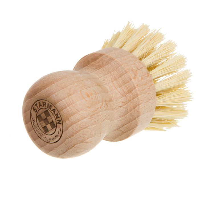 STARMANN Brosse à vaisselle en bois et avec tampico agave