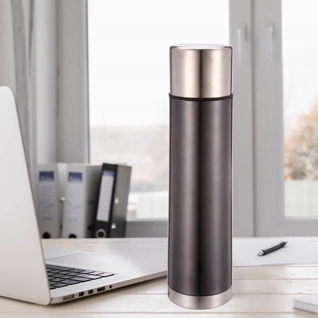 Bouteille isotherme Thermos en acier inoxydable 750ml Maestro MR-1638-75 couleur graphite