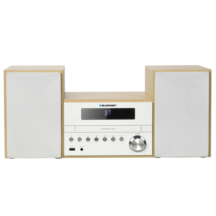 Mini chaîne stéréo avec Bluetooth et télécommande Chaîne compacte Radio FM 2x50W AUX Écran LED Lecteur CD CD/-R/-RW/MP3/WMA