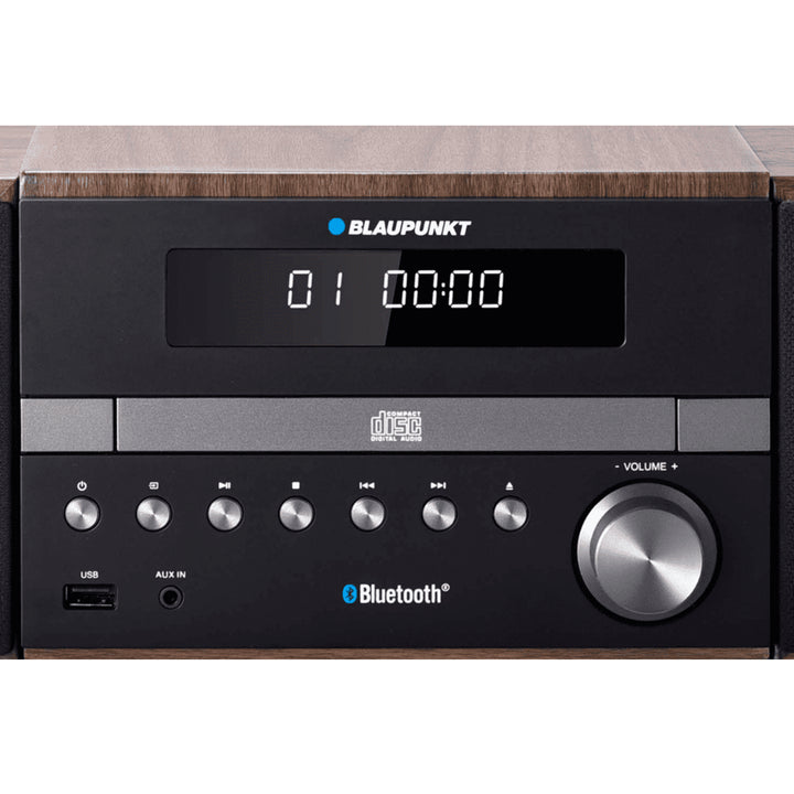 Chaîne hi-fi micro avec Bluetooth et télécommande Chaîne compacte Radio FM 2x50W AUX Écran LED Lecteur CD CD/-R/-RW/MP3/WMA