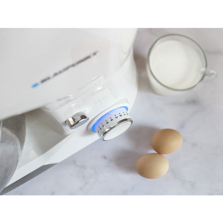 Robot de cuisine universel 1500W Mélangeur planétaire Pétrin à pâte 5 L Bol en acier