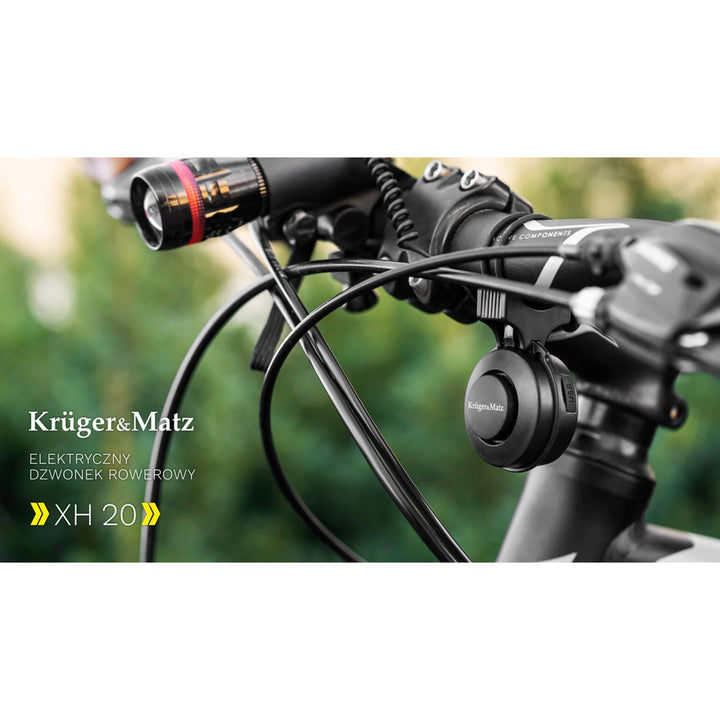 Sonnette de vélo électrique Kruger&Matz XH20 avec des matériaux de haute qualité