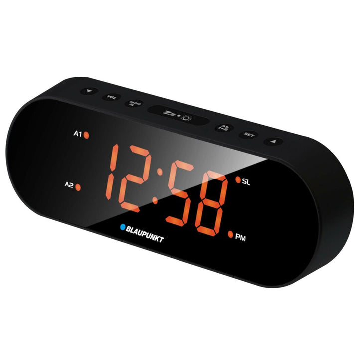 Blaupunkt CR6OR Radio FM PLL avec 10 stations préréglées Écran LED 1,85" Double alarme et fonction snooze