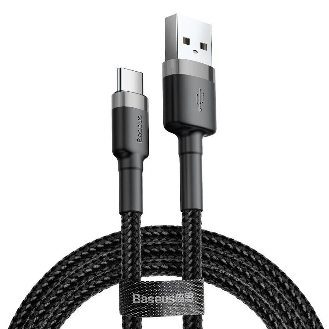 Câble USB - USB-C 3m Baseus Cafule CATKLF-UG1 Câble Quick Charge 2A pour la charge rapide