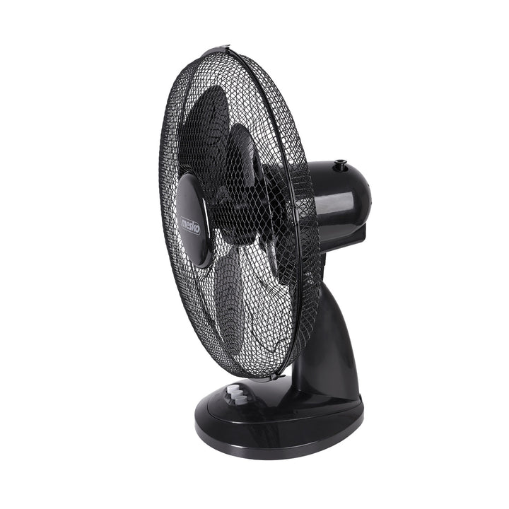 Ventilateur de bureau 23cm 45W Mesko MS 7308, oscillation, deux vitesses de ventilation