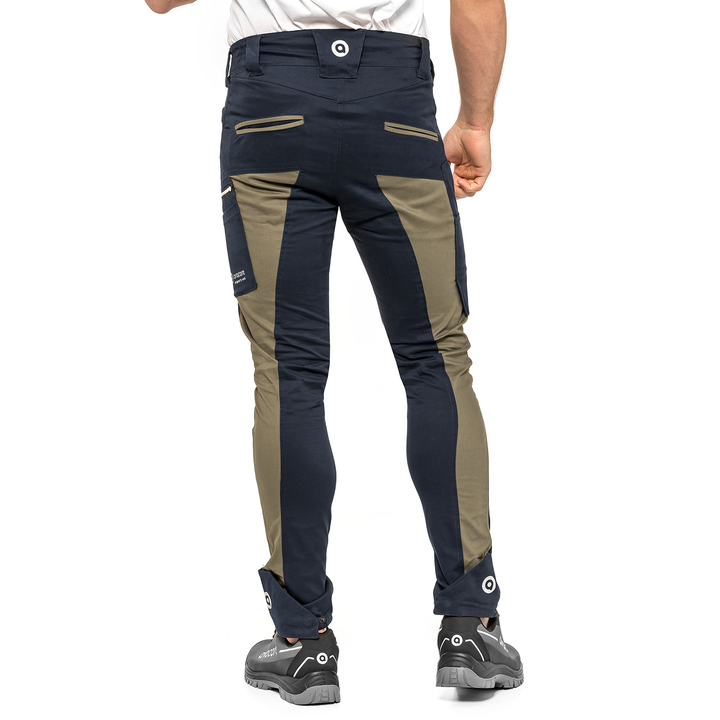 Pantalon de taille TUBBOS en bleu marine/olive, taille 50