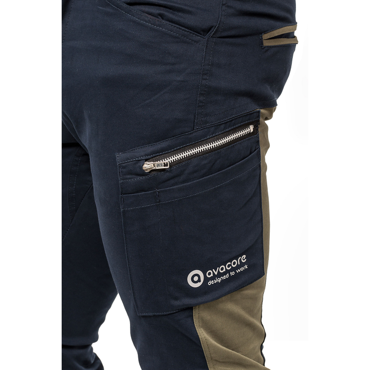 Pantalon de taille TUBBOS en bleu marine/olive, taille 54