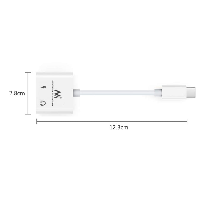 Adaptateur USB Type-C - mini-jack 3,5 mm (PD) 30W Maclean, MCTV-848