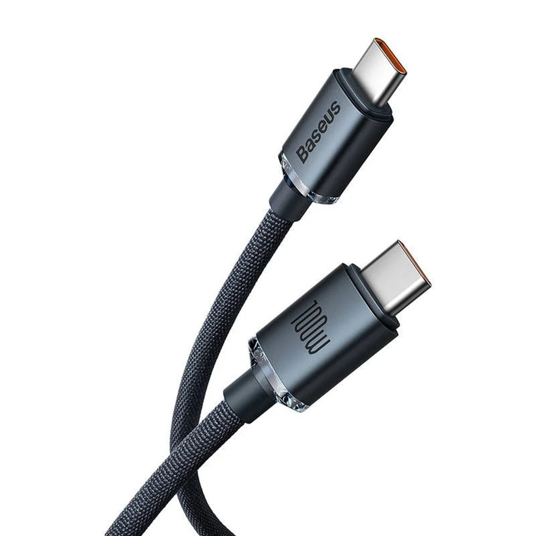 Câble USB-C PD 2.0 1,2m Baseus Crystal CAJY000601 Quick Charge 3.0 100W