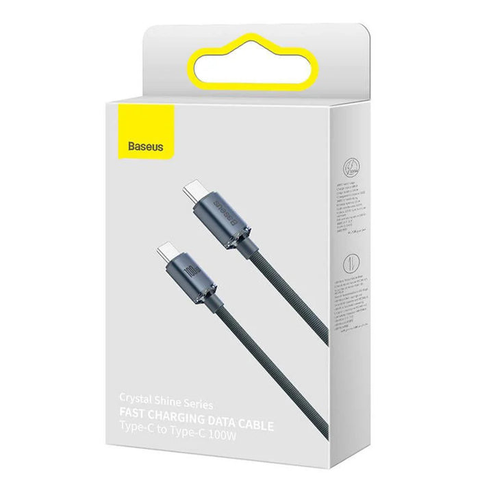 Câble USB-C PD 2.0 1,2m Baseus Crystal CAJY000601 Quick Charge 3.0 100W