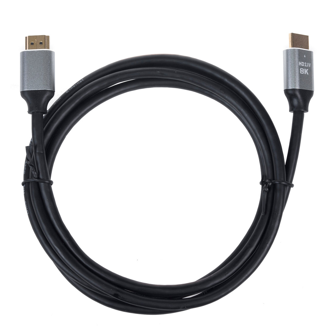 Câble HDMI 2.1a avec connecteurs plaqués or mâle à mâle, ultra haute vitesse, longueur 2m, 8K 60Hz 4320p /4K 120Hz 2160p