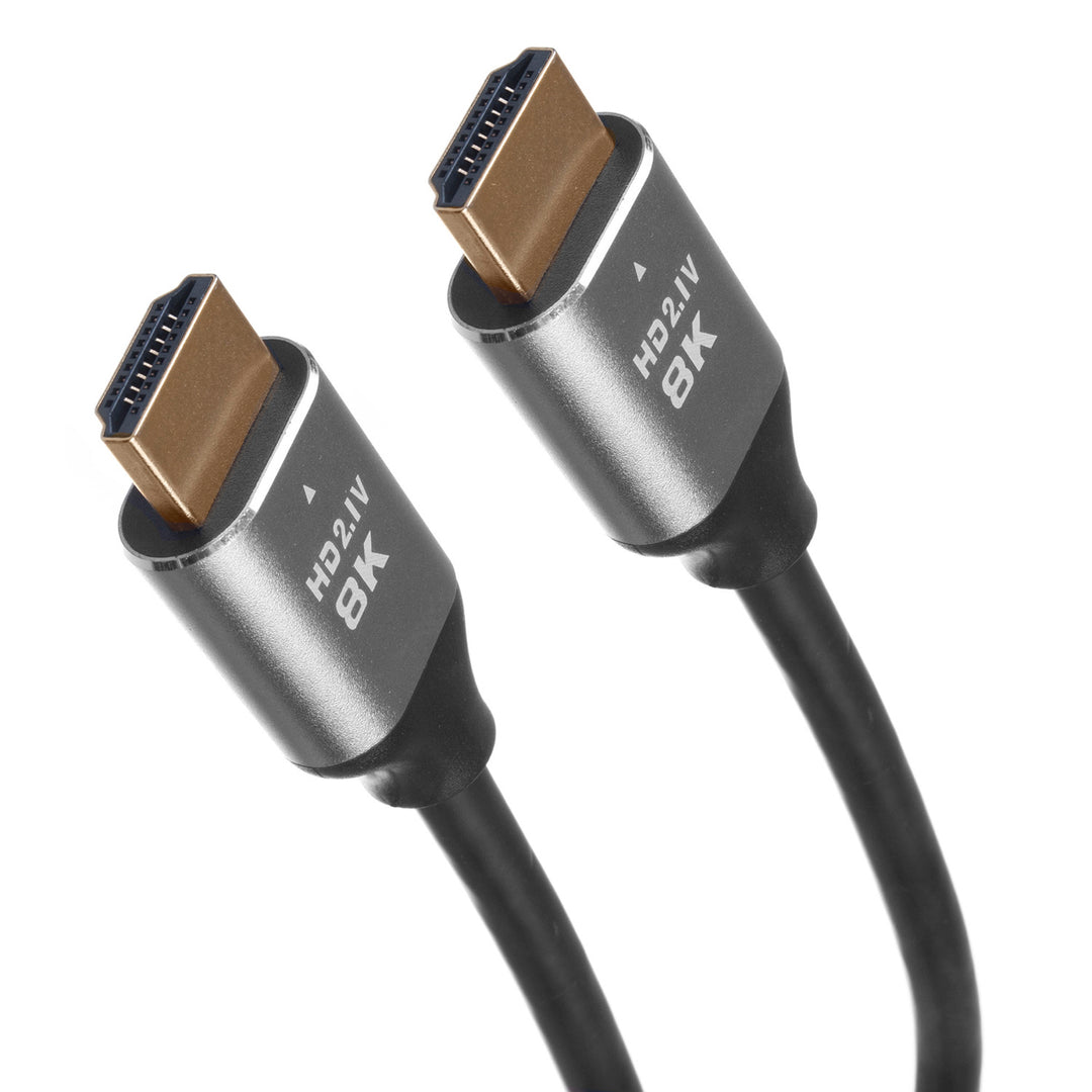 Câble HDMI 2.1a avec connecteurs plaqués or mâle à mâle, ultra haute vitesse, longueur 2m, 8K 60Hz 4320p /4K 120Hz 2160p