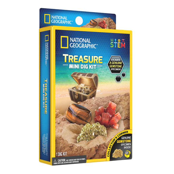 National Geographic - Coffre au trésor (Kit de fouille miniature Impulse Treasure)