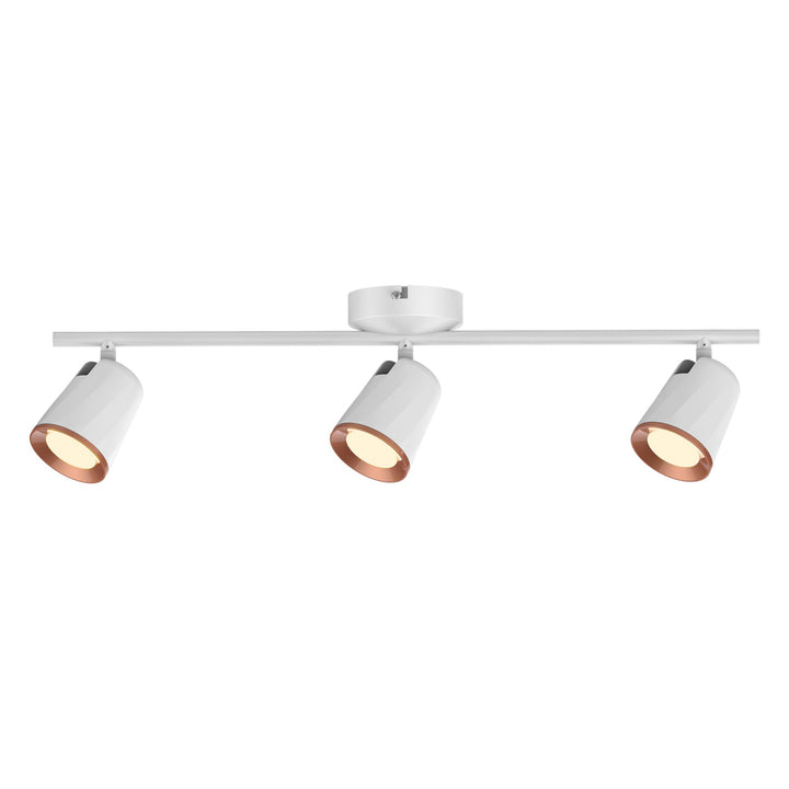 Lampe Solange Rabalux spot 3x, LED 18W, blanc, moderne