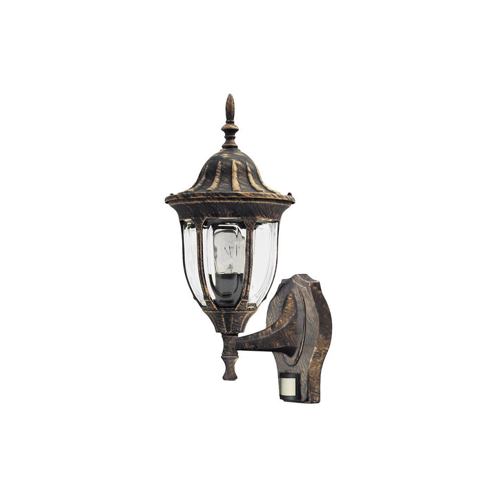 Lampe murale de jardin Milano Rabalux Applique extérieure up60Wa. couleur or IP43