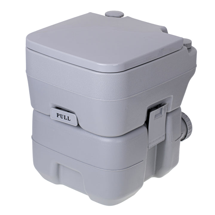 Camry CR 1035 Toilette mobile de 20 litres avec réservoir d'eau de 13L Toilette de camping Seau de toilette Toilette de voyage