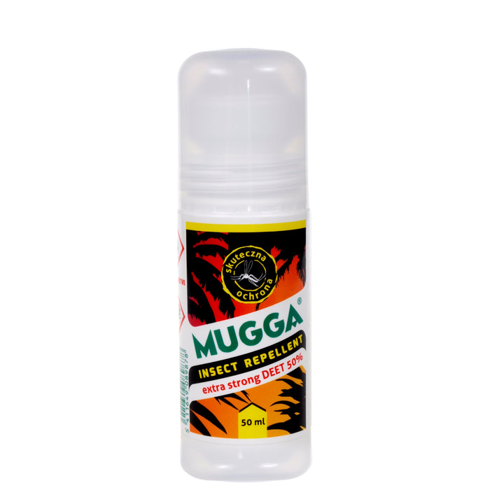 Ensemble Mugga Strong Spray anti-moustiques et tiques + Roll On 50% Deet Mugga