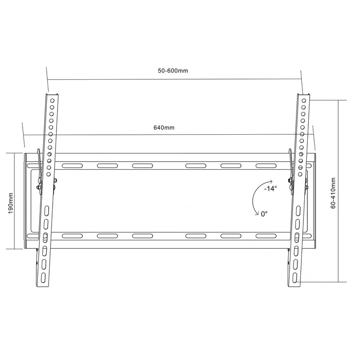 Maclean MC-605N support TV + câble HDMI MCTV-813