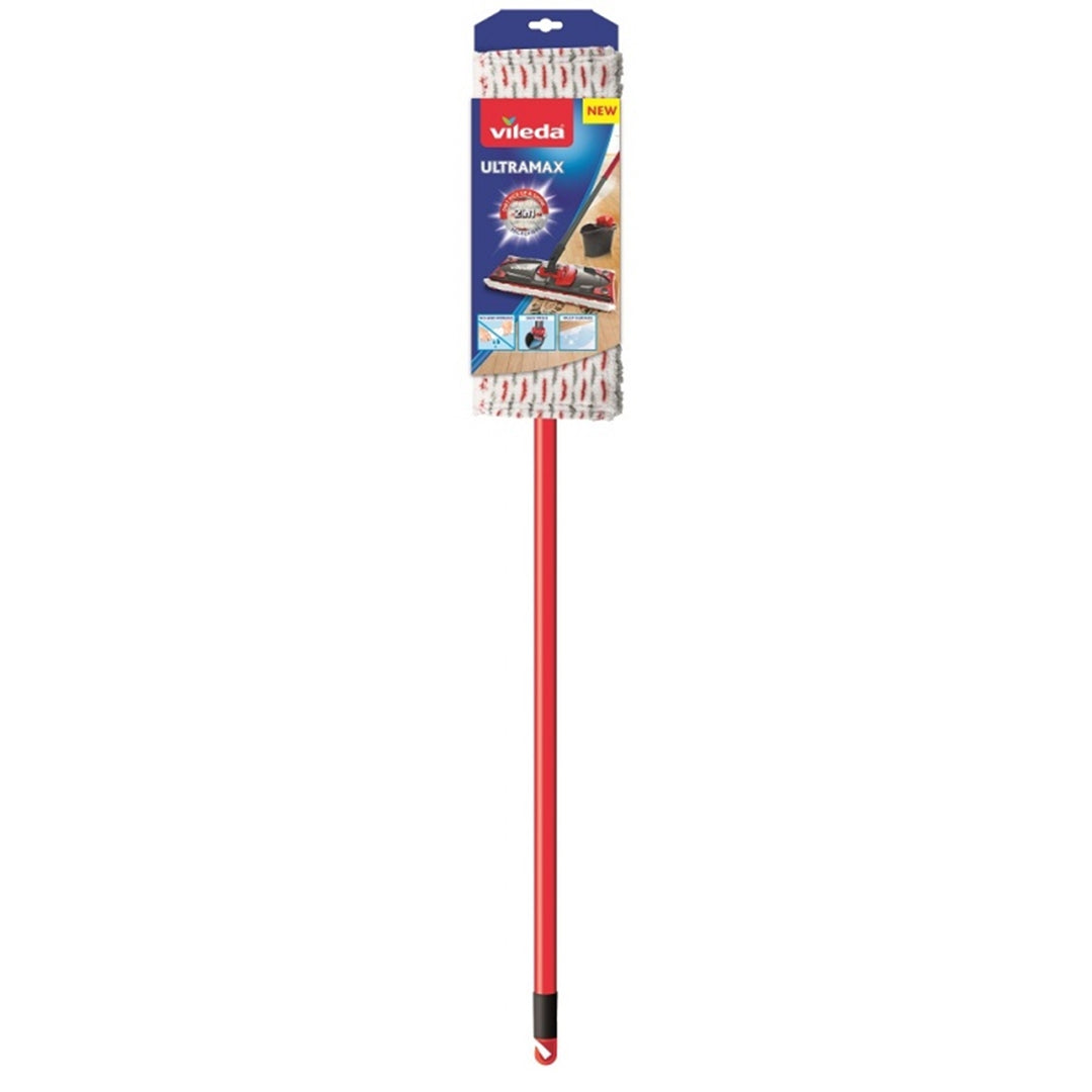 Vileda Ultramax mop avec manche + recharge supplémentaire pour mop