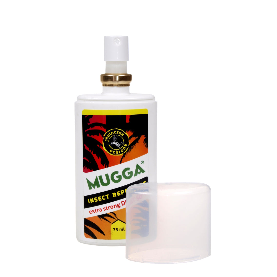 Mugga Strong 50% Deet contre les moustiques et les tiques + Baume Mugga