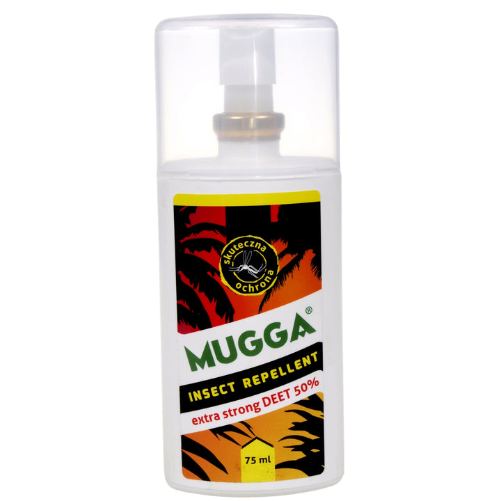 Mugga Strong 50% Deet contre les moustiques et les tiques + Baume Mugga