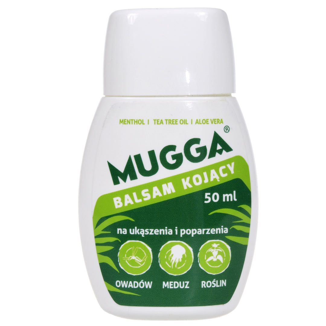 Mugga Strong 50% Deet contre les moustiques et les tiques + Baume Mugga