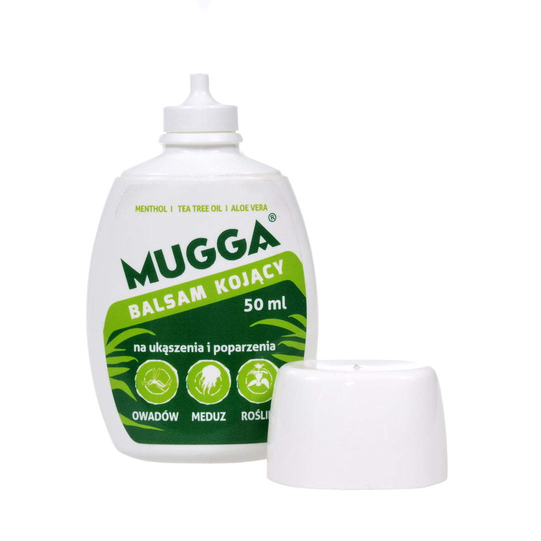 Mugga Strong 50% Deet contre les moustiques et les tiques + Baume Mugga