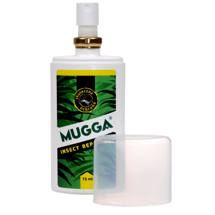 Mugga spray 9,5% 75ml pour les moustiques tiques + Lotion apaisante 50ml