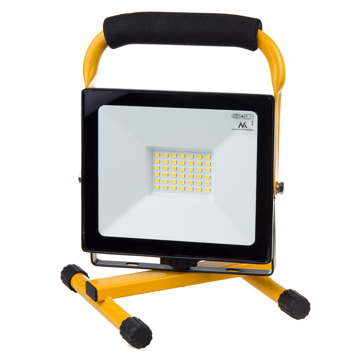 Support de travail au sol avec illuminateur LED Maclean 30W