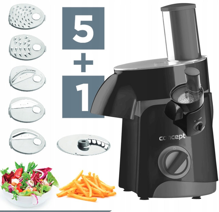 PRESSE-PURÉE ÉLECTRIQUE / BROYEUR DE LÉGUMES SALADE FRAÎCHE CONCEPT NOIR ES1010