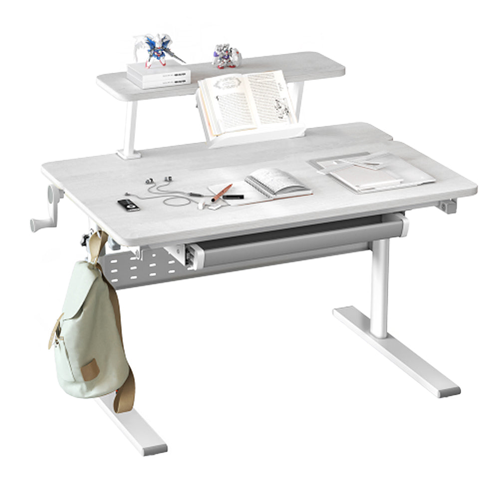 Ergo Office ER-483 Bureau pour enfants  réglable en hauteur, gris, max 40kg, 900x600 mm,