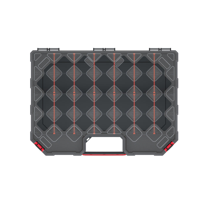 Mallette à outils Kistenberg Tagercase 40 KTC40306S-S411 3 organiseurs empilés horizontalement