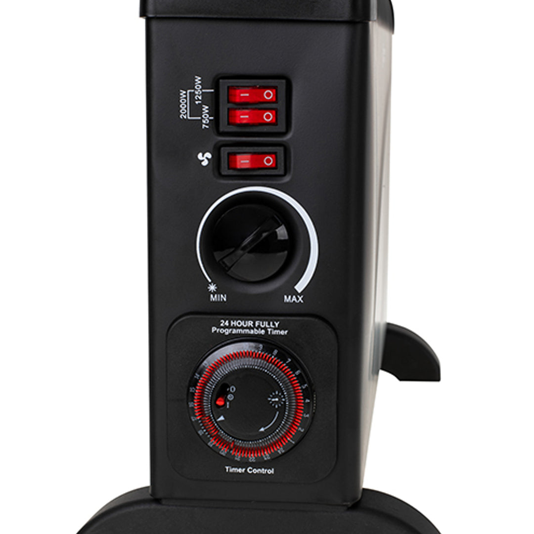 Radiateur convecteur Mesko MS 7741B Chauffage électrique noir
