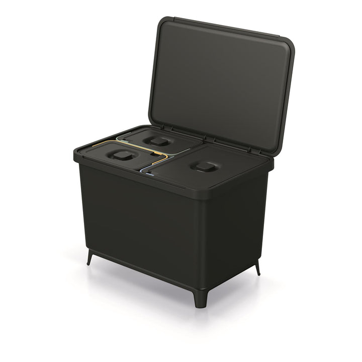 Keden SYSTEMA poubelle 2x10 + 23l - noir recyclage