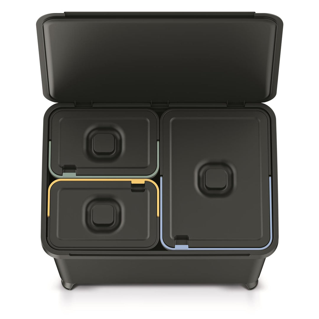 Keden SYSTEMA poubelle 2x10 + 23l - noir recyclage