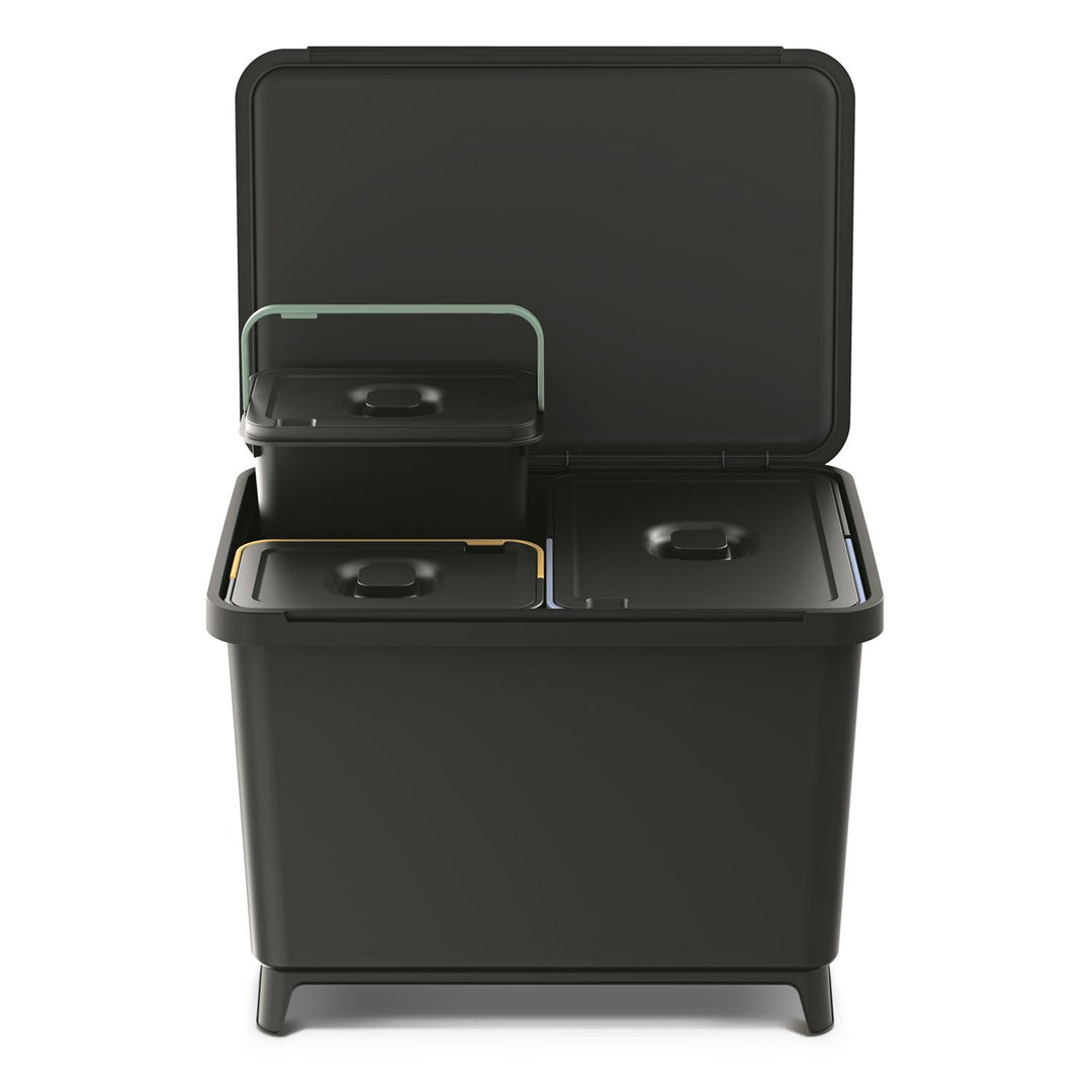 Keden SYSTEMA poubelle 2x10 + 23l - noir recyclage