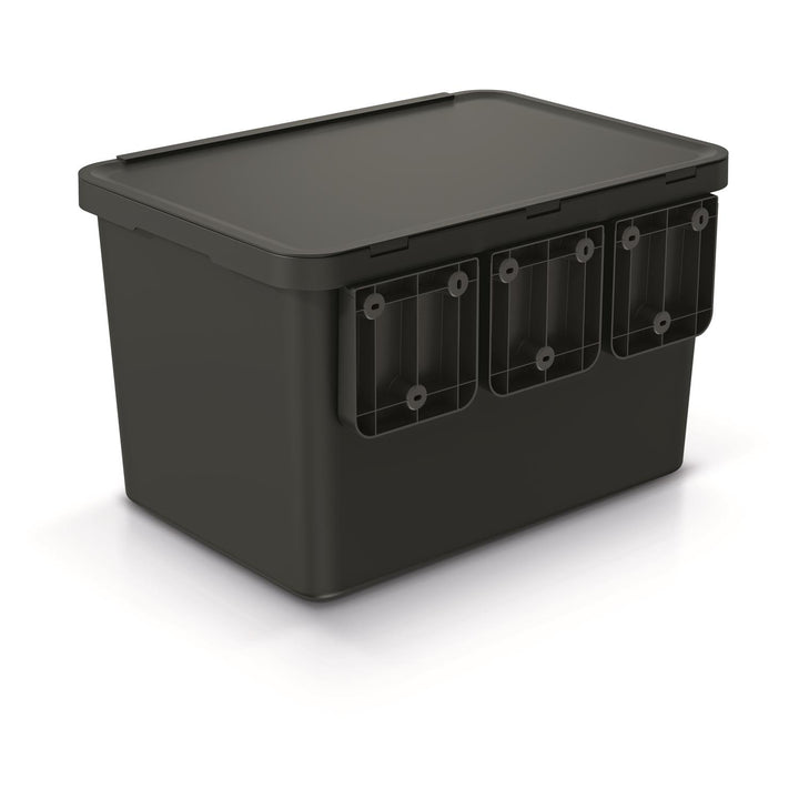 Keden SYSTEMA poubelle 2x10 + 23l - noir recyclage