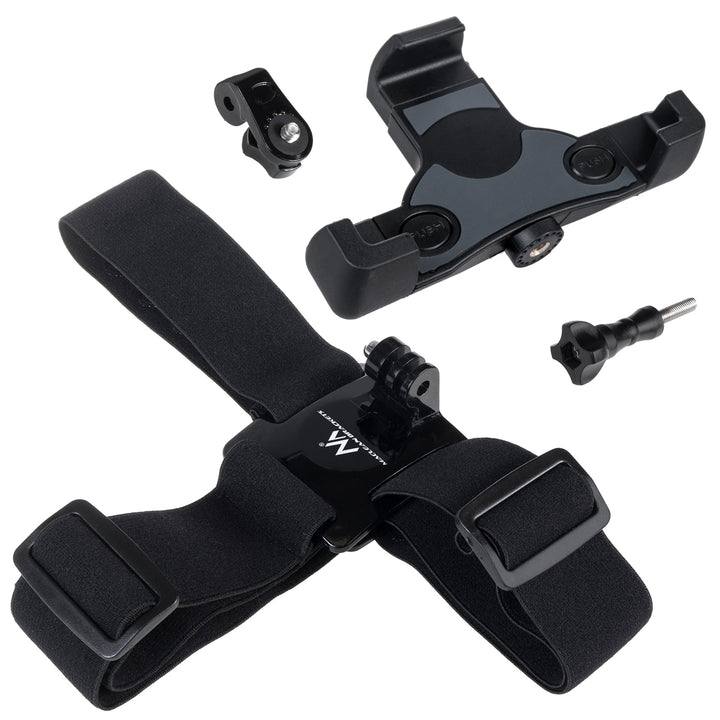 Maclean MC-448 Support serre-tête sport pour téléphone portable, appareil photo, GoPro et autres caméras Universel