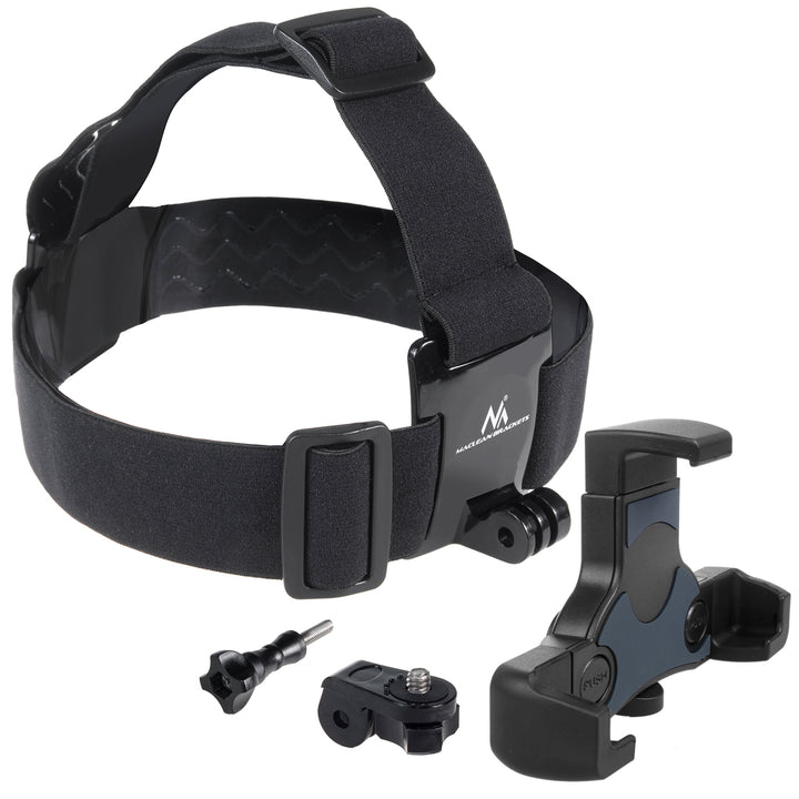 Maclean MC-448 Support serre-tête sport pour téléphone portable, appareil photo, GoPro et autres caméras Universel