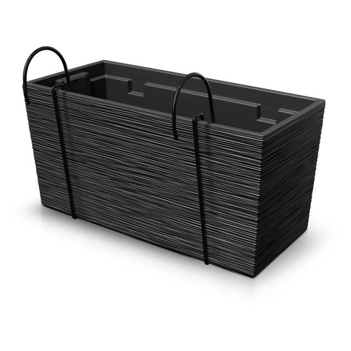 Prosperplast Furu Case W DFC400W-S433 - Couleur anthracite avec insert et crochets