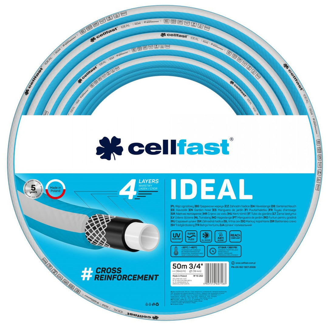 CELLFAST IDEAL tuyau d'arrosage 3/4" 50m 10-262