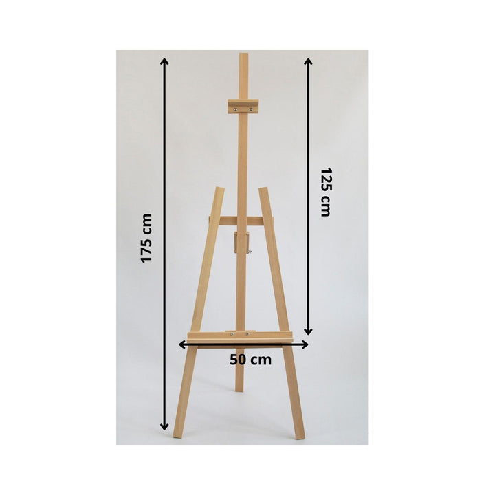 Chevalet de peinture 175 cm Smol Drew en bois de hêtre