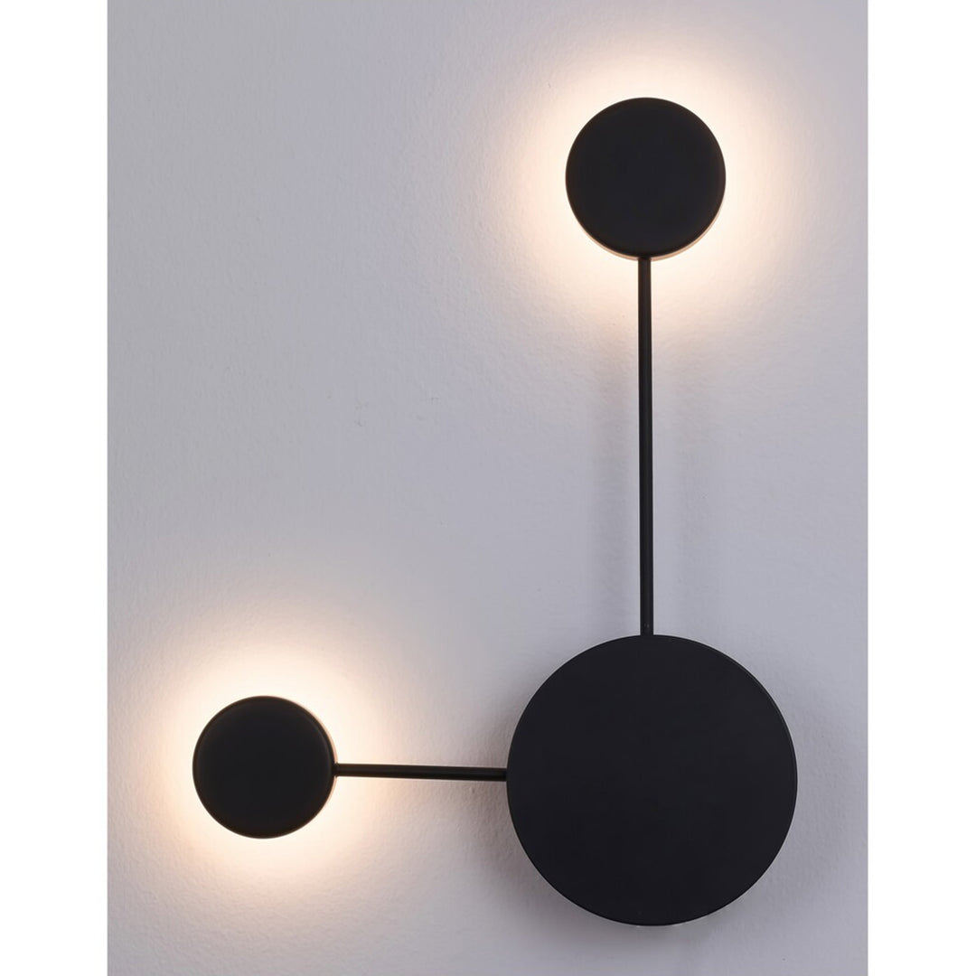 Lampe murale Amadeo LED 7W noir 6258 avec une température de couleur de 4000 K